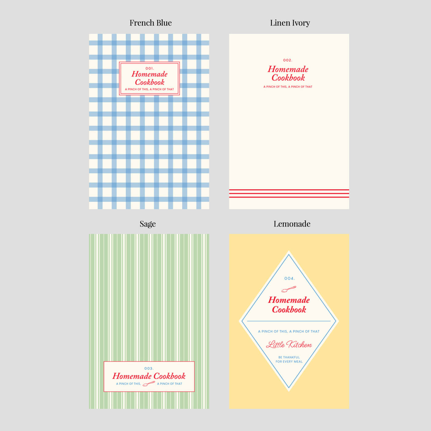 Homemade Cook Book_French Blue