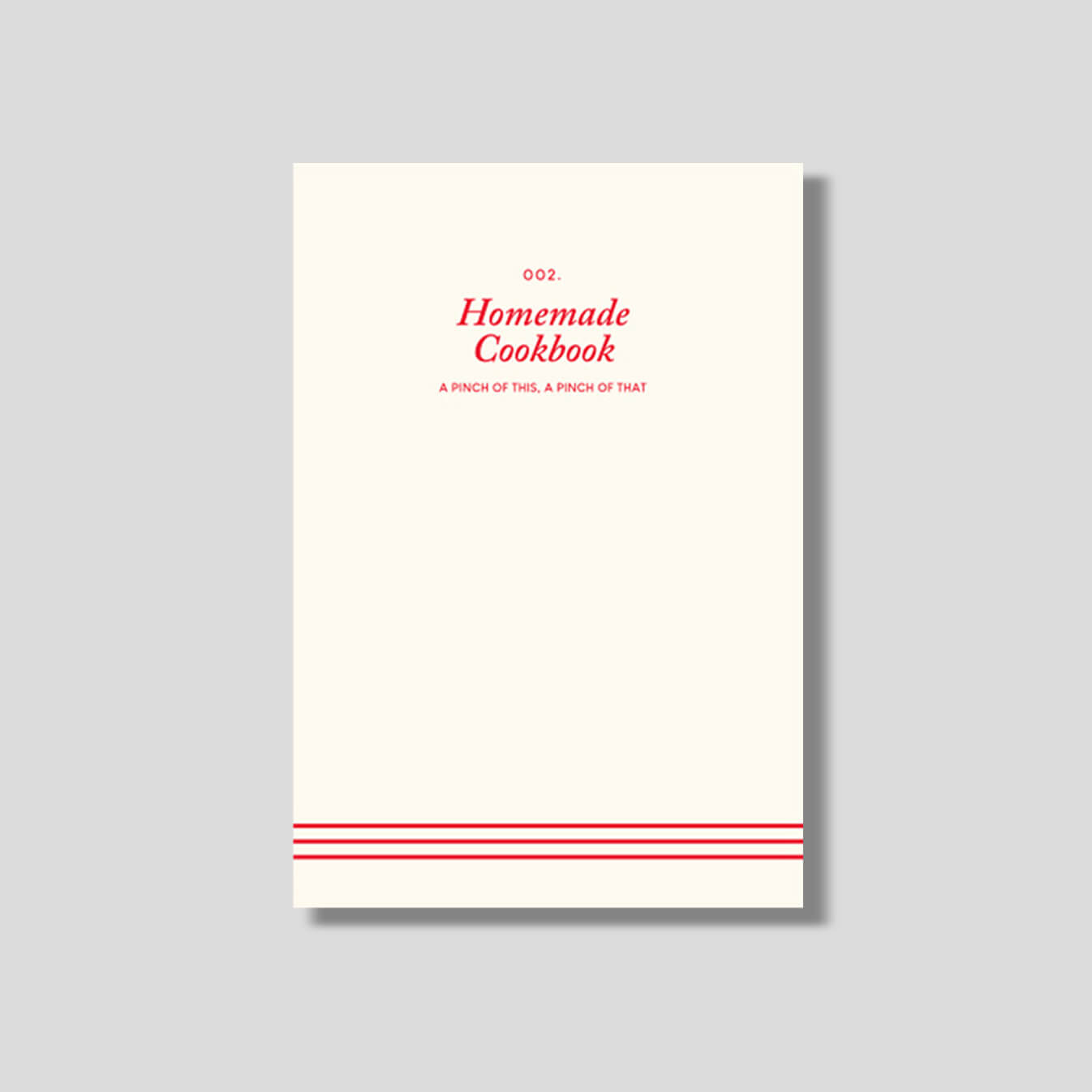 Homemade Cook Book_Linen Ivory