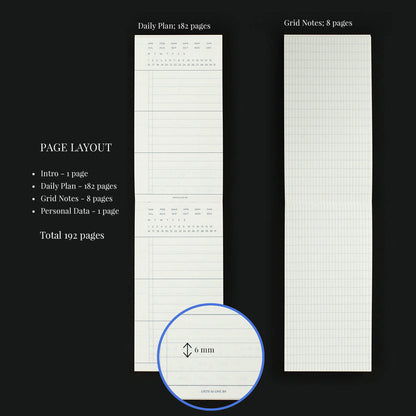 Lists to Live By 3_Row Handy Planner_Butter