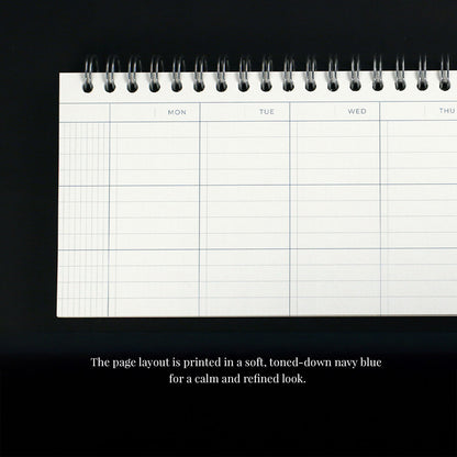 Lists to Live By 3-Row Weekly Scheduler_Pear