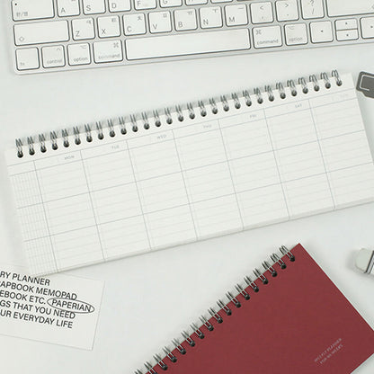 Lists to Live By 3-Row Weekly Scheduler_Pear