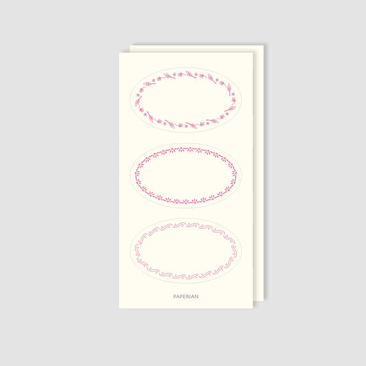 L’atelier Label Sticker Oval L–2