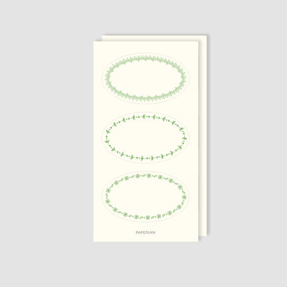 L’atelier Label Sticker Oval L–1