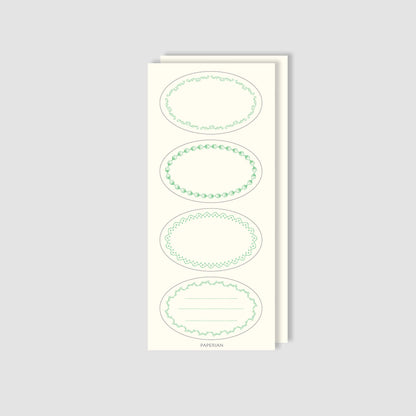 L’atelier Label Sticker Oval M–2