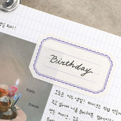 L’atelier Label Sticker Square L–4