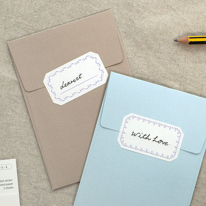 L’atelier Label Sticker Square L–4
