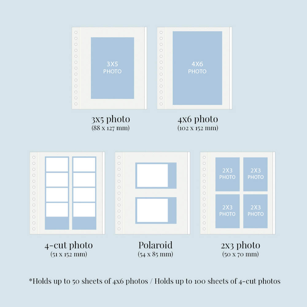L’atelier Photo Album Photo Album_Powder Blue
