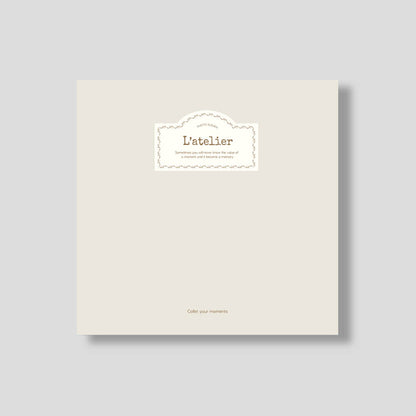 L’atelier Photo Album Photo Album_Sand Beige