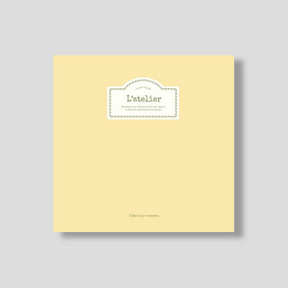 L’atelier Photo Album Photo Album_Butter Yellow