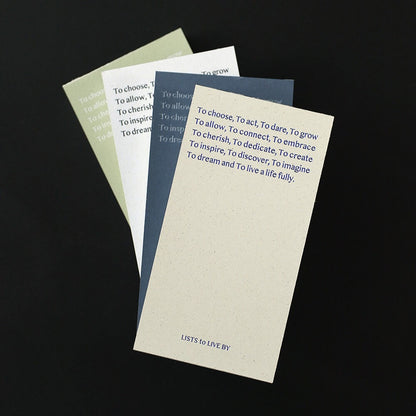 Lists to Live By 3_Row Handy Planner_Butter
