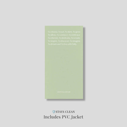 Lists to Live By 3_Row Handy Planner_Pistachio