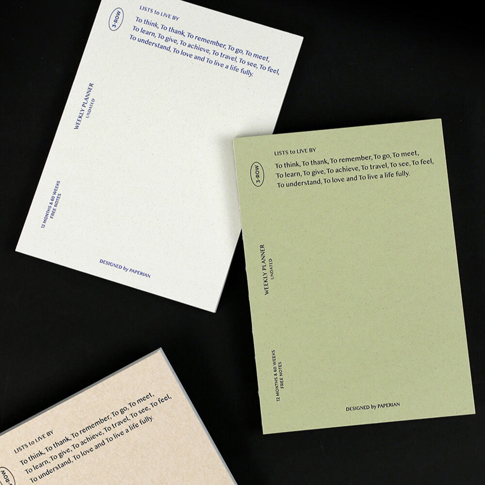 Lists to Live By 3_Row Planner_Pistachio