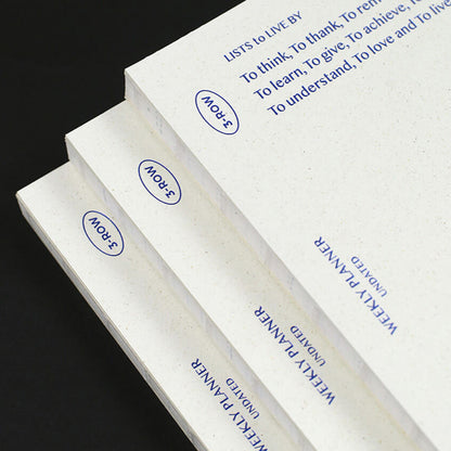 Lists to Live By 3_Row Planner_Pistachio