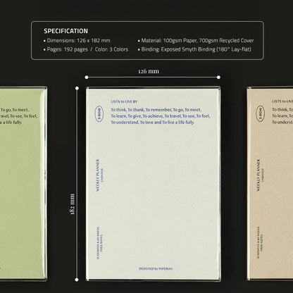 Lists to Live By 3_Row Planner_Pistachio