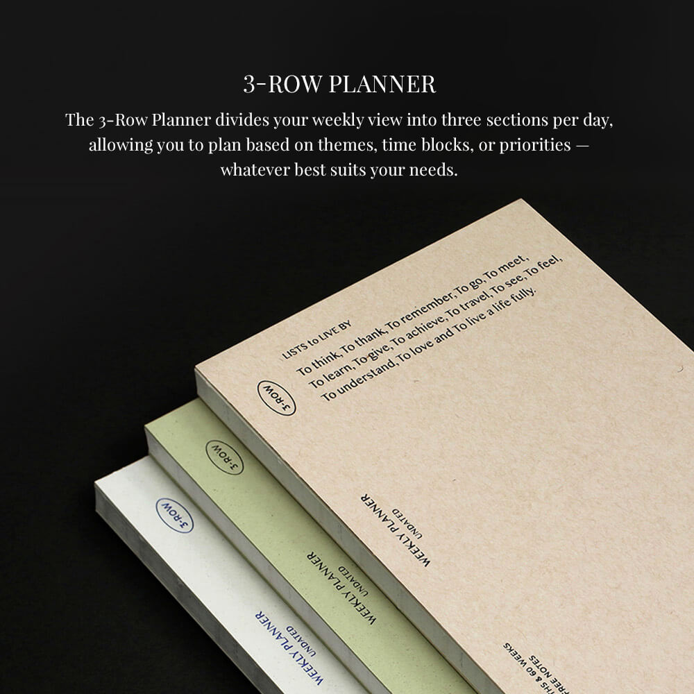 Lists to Live By 3_Row Planner_Pistachio