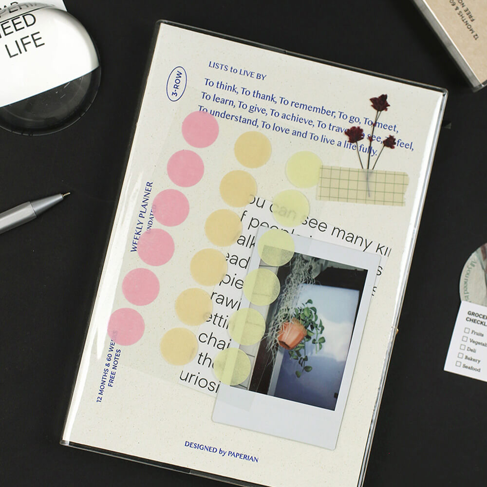 Lists to Live By 3_Row Planner_Pistachio
