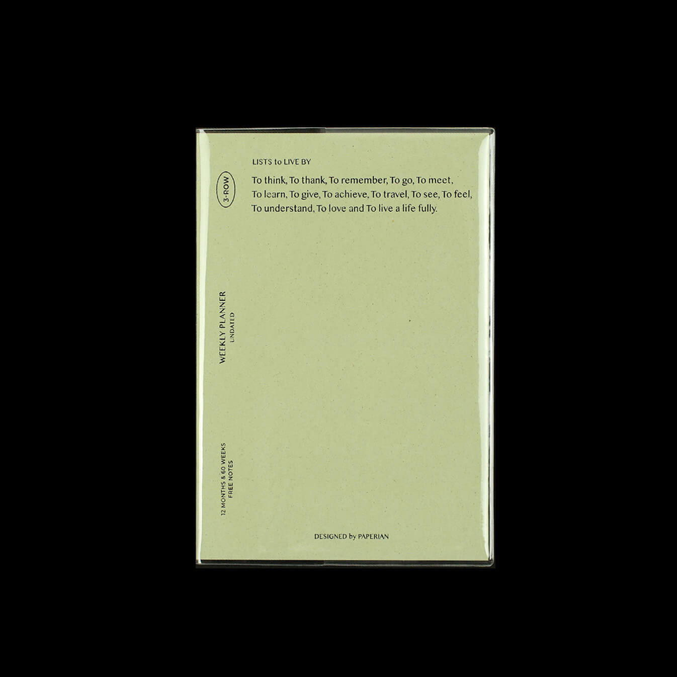 Lists to Live By 3_Row Planner_Pistachio