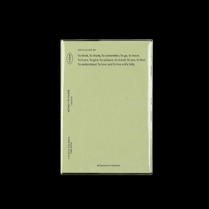 Lists to Live By 3_Row Planner_Pistachio