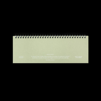 Lists to Live By 3-Row Weekly Scheduler_Pistachio