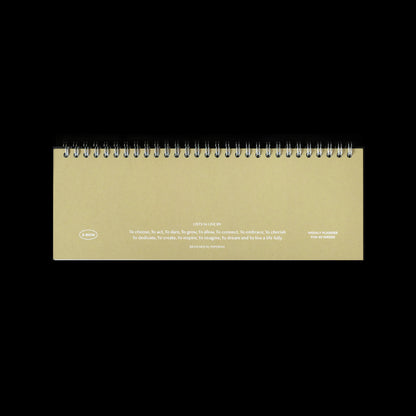 Lists to Live By 3-Row Weekly Scheduler_Pear