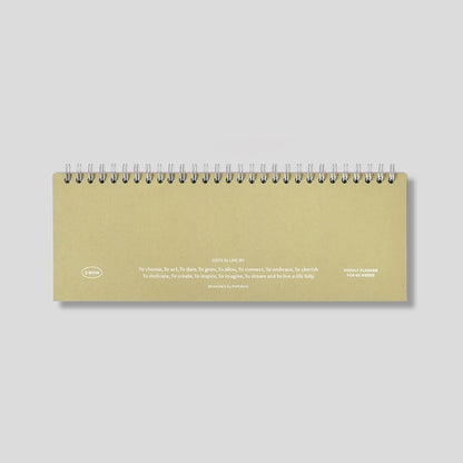 Lists to Live By 3-Row Weekly Scheduler_Pear