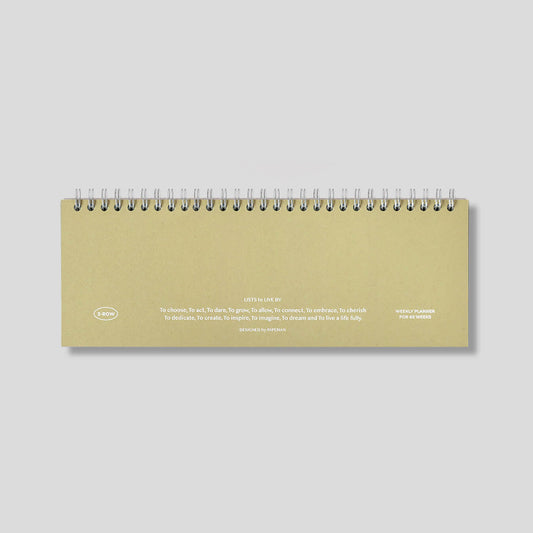 Lists to Live By 3-Row Weekly Scheduler_Pear