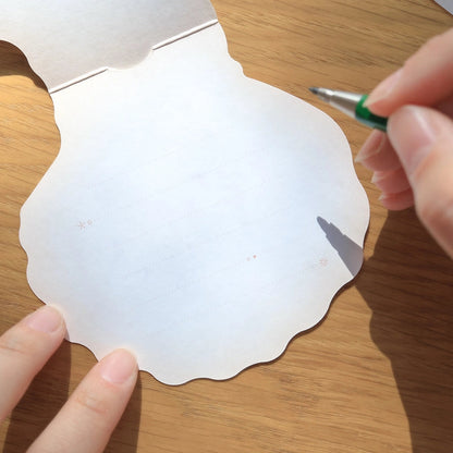 Mini Message Card_Ivory Scallop