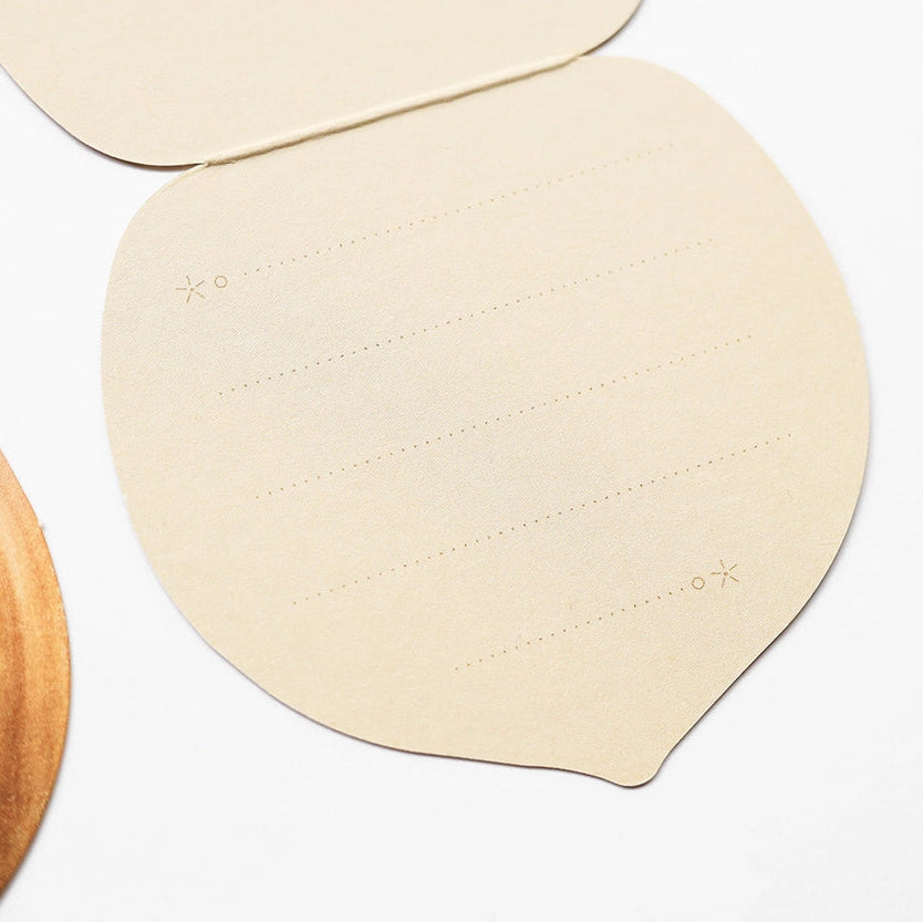 Mini Message Card_Round Acorn