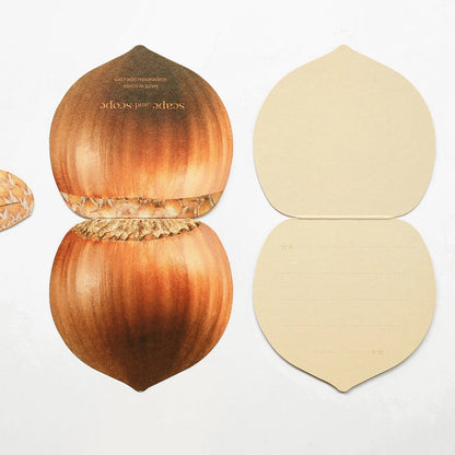 Mini Message Card_Round Acorn