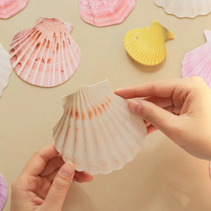 Mini Message Card_Ivory Scallop
