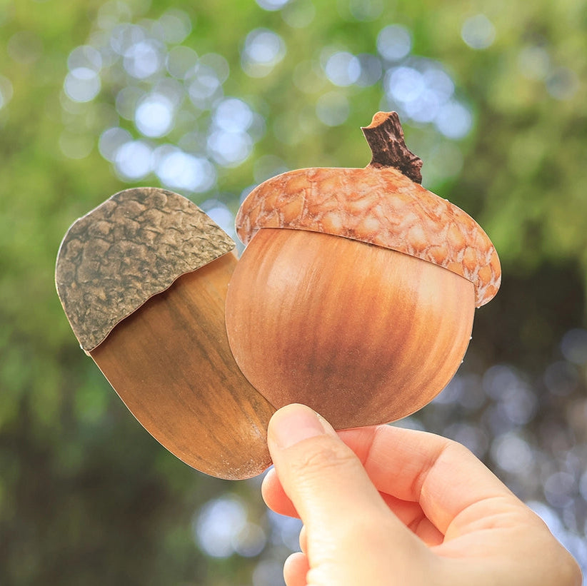 Mini Message Card_Round Acorn