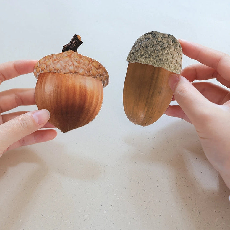 Mini Message Card_Round Acorn