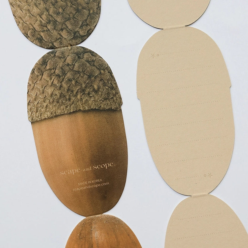 Mini Message Card_Oval Acorn