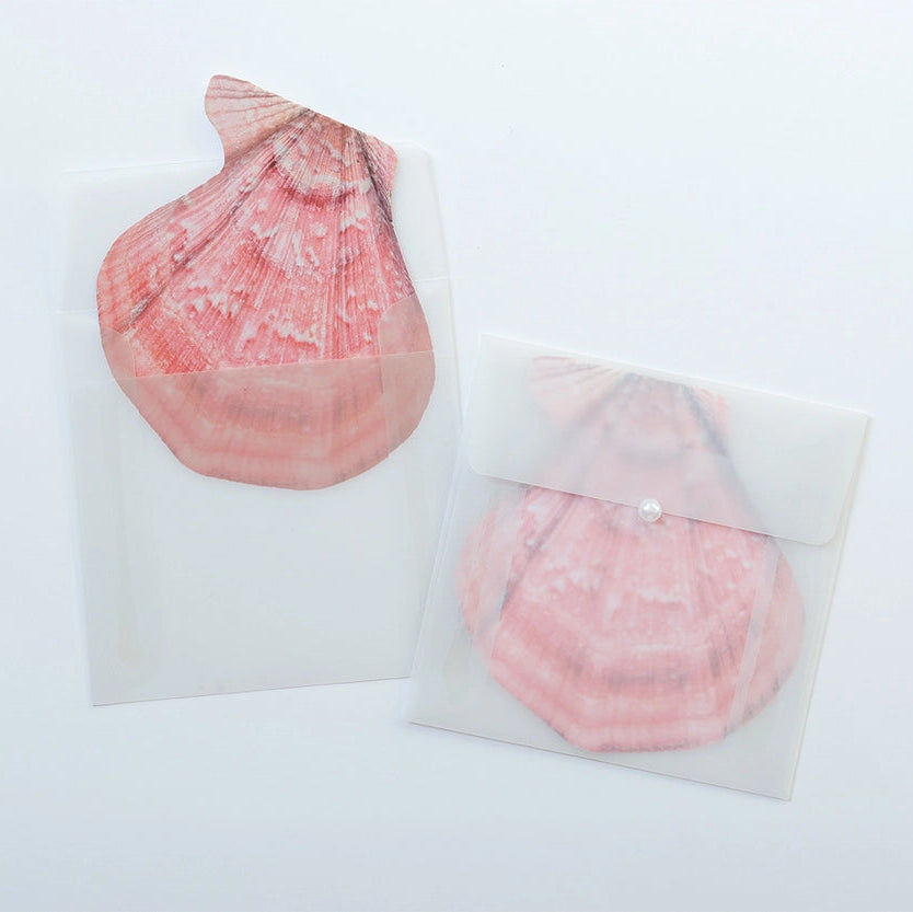 Mini Message Card_Rose Scallop