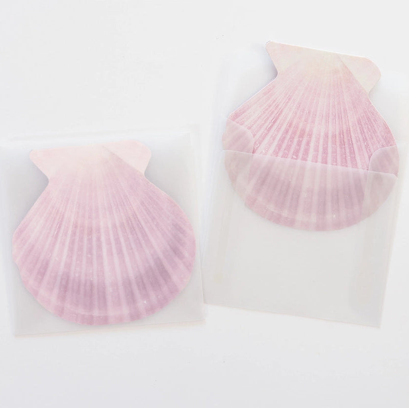 Mini Message Card_Lavender Scallop