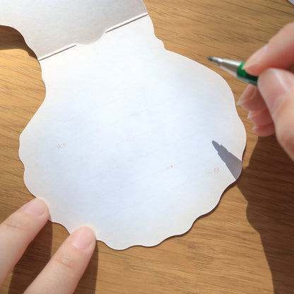 Mini Message Card_Lavender Scallop