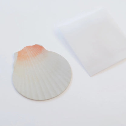 Mini Message Card_Peach Scallop