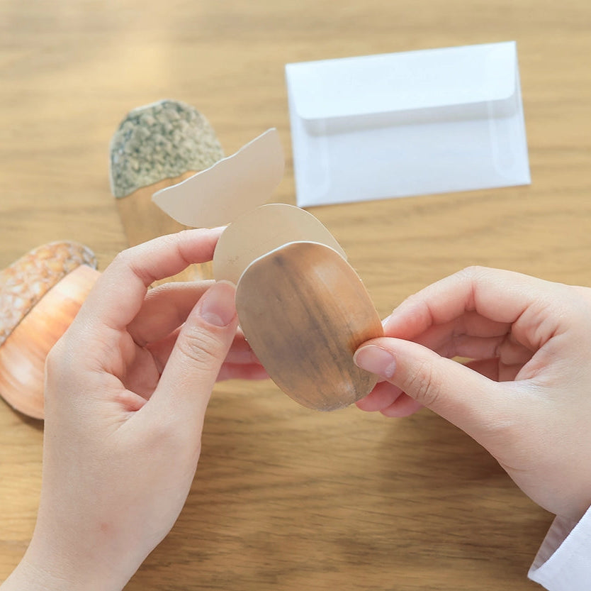 Mini Message Card_Oval Acorn