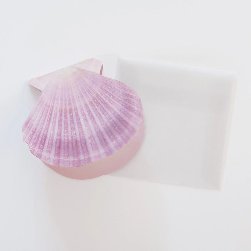 Mini Message Card_Lavender Scallop