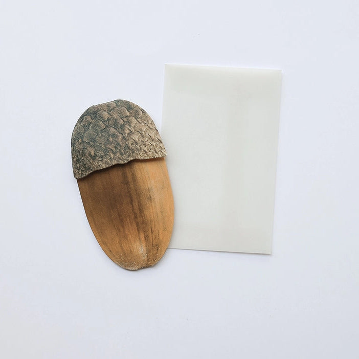 Mini Message Card_Oval Acorn
