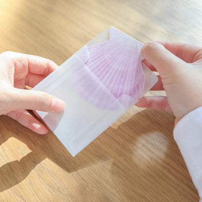 Mini Message Card_Lavender Scallop