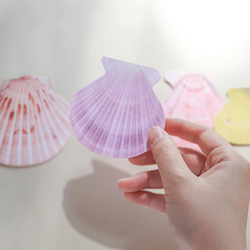 Mini Message Card_Lavender Scallop