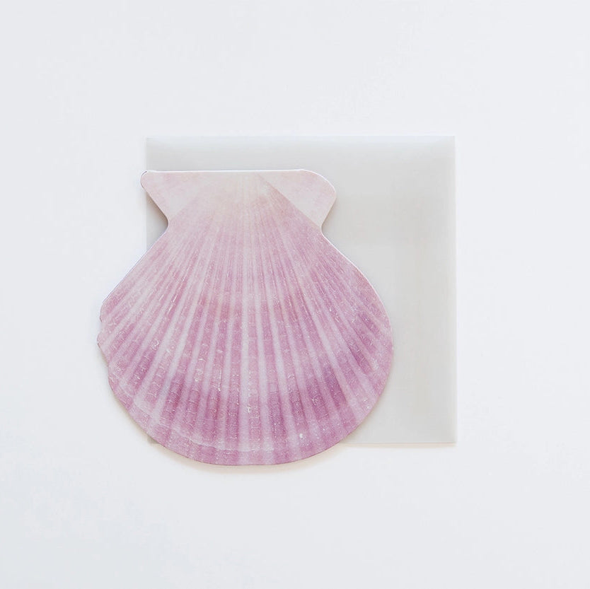 Mini Message Card_Lavender Scallop