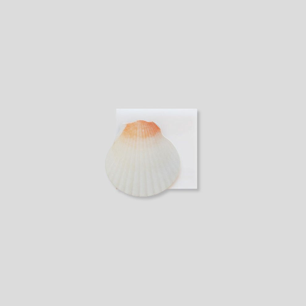 Mini Message Card_Peach Scallop