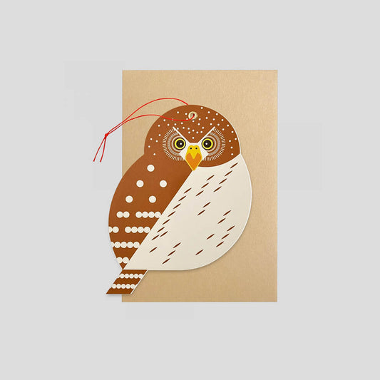 Ornament Card_Pygmy Owl