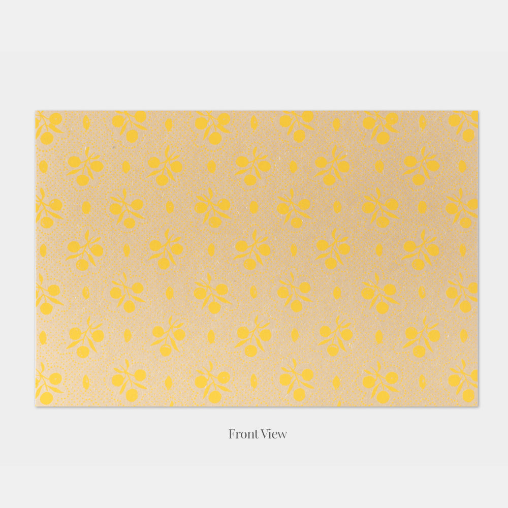Paper Cover Jacket Set_Yellow Fruit