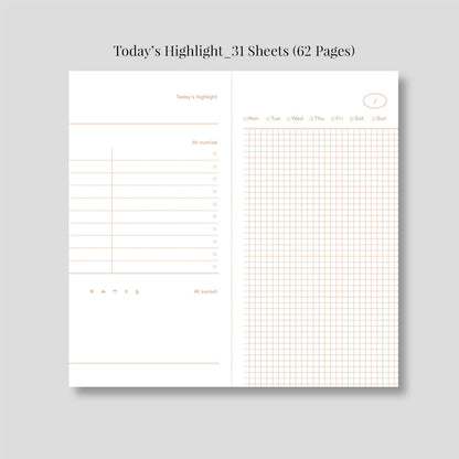 Sunset Planner Daily