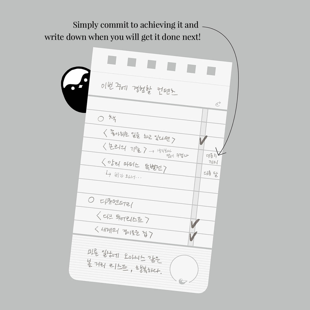 Moondeok Achieve Checklist