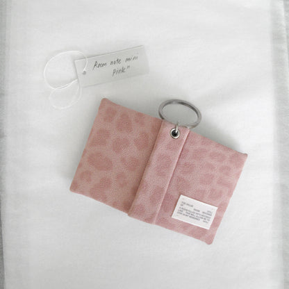 Room Note_Mini Pink Keyring (Handmade)