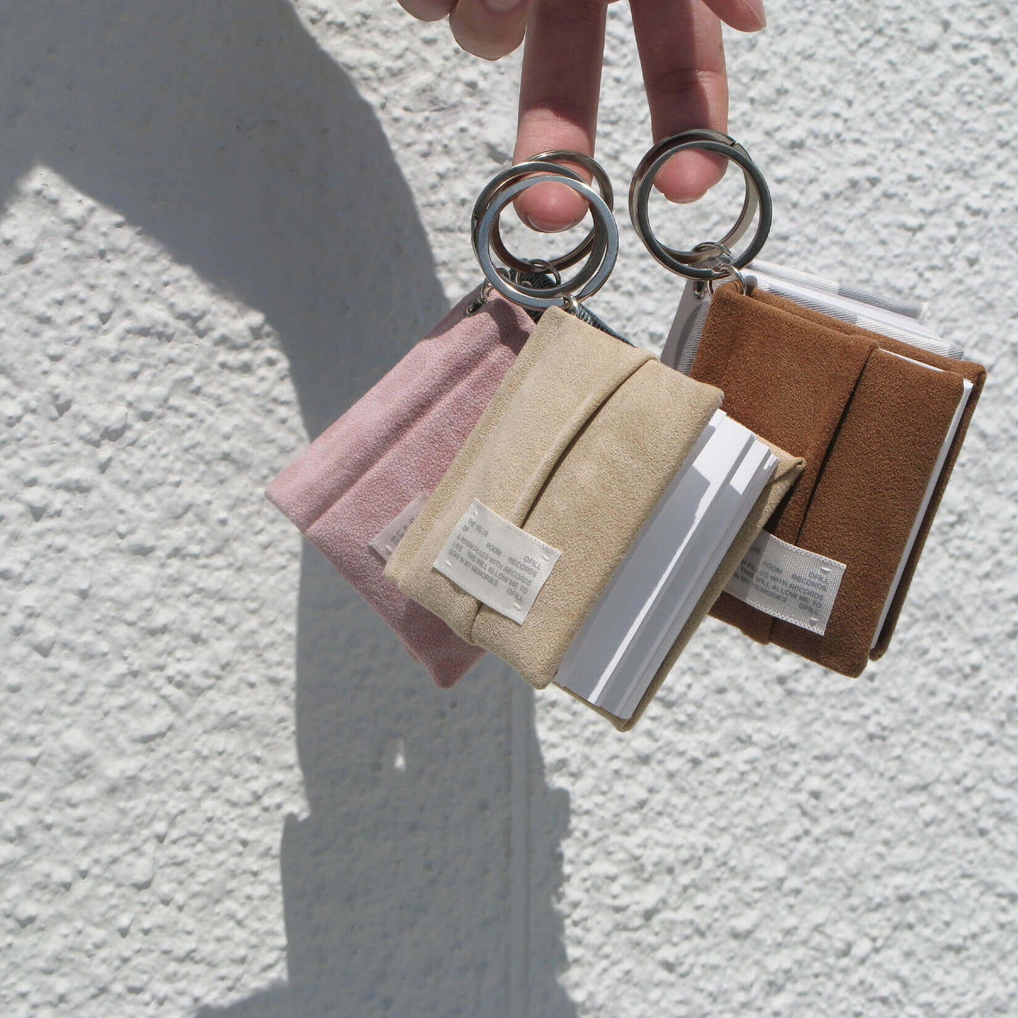 Room Note_Mini Beige Keyring (Handmade)